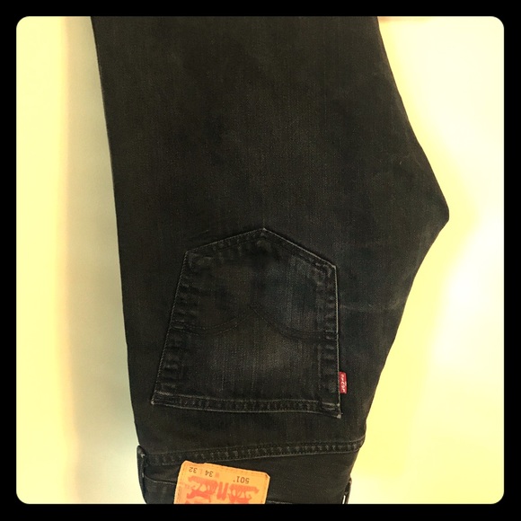 Levi's Denim - Levi’s 501. Semi vintage black jeans